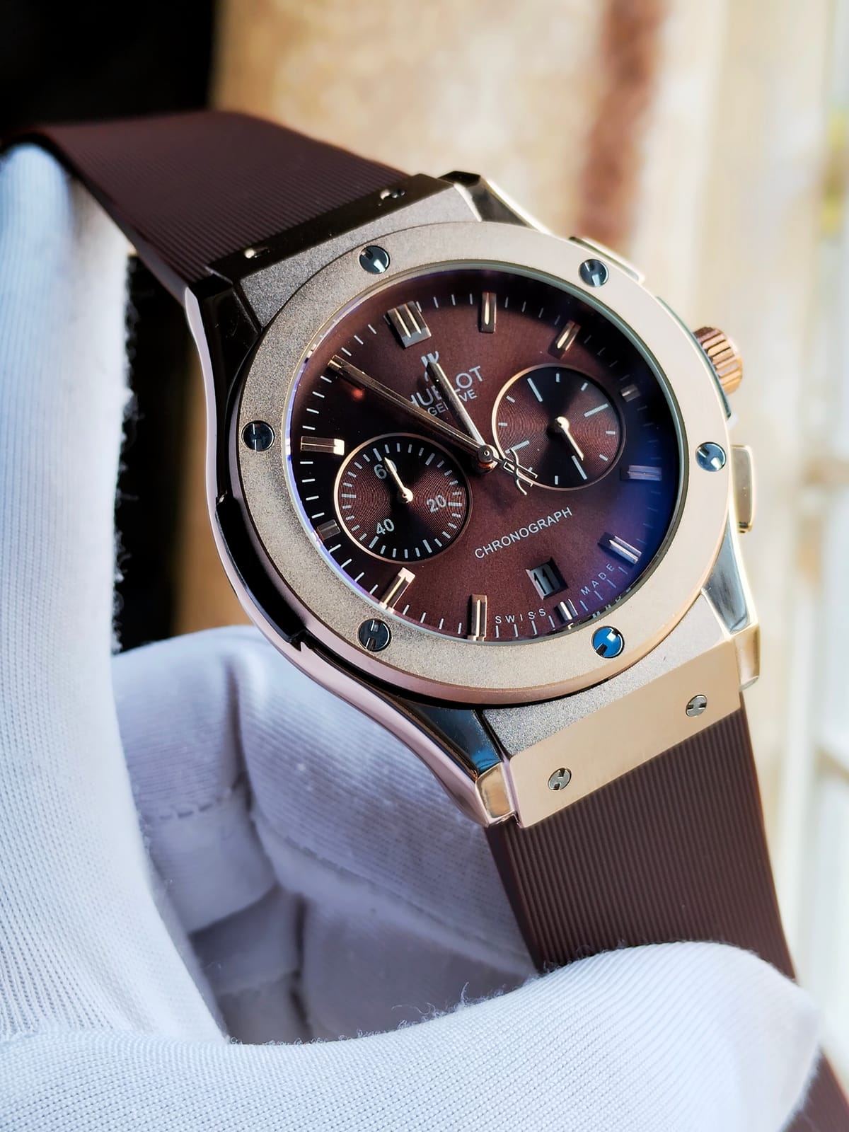 Hublot classic fusion (rose gold brown)
