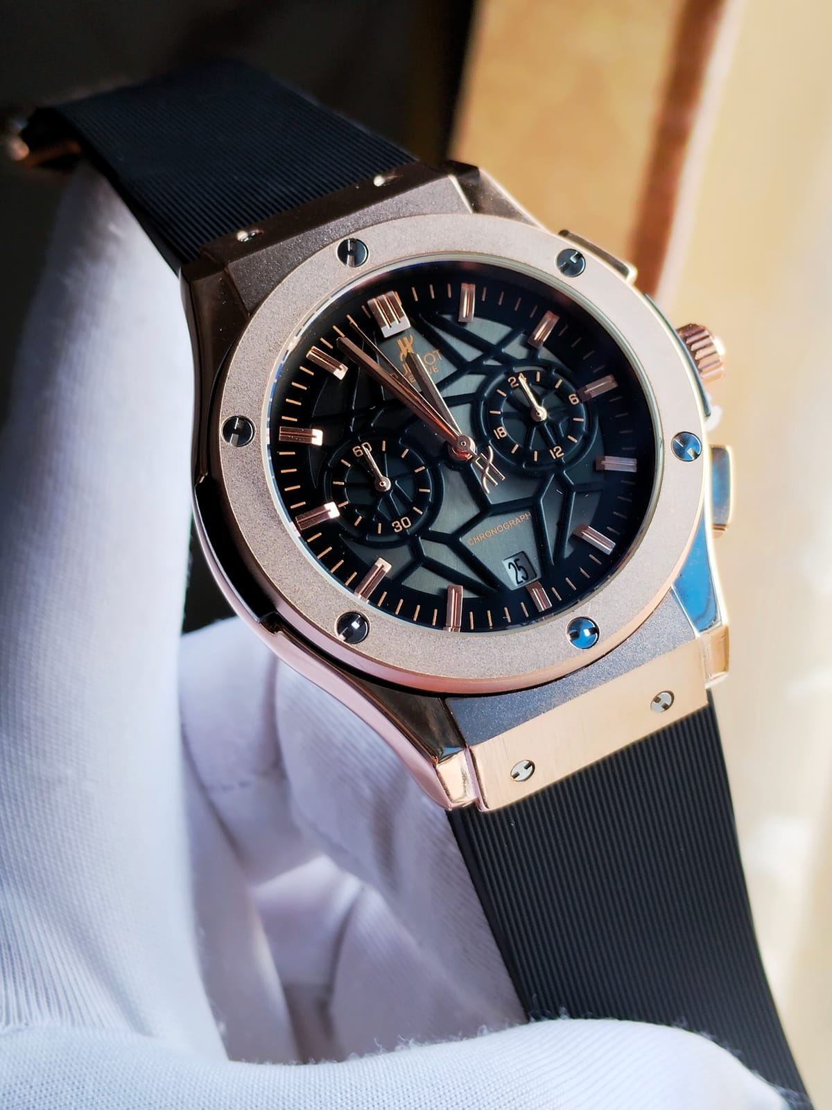 Hublot spider (rose gold black)