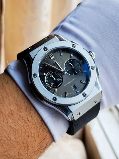 Hublot classic fusion (silver Ash black)_img_1