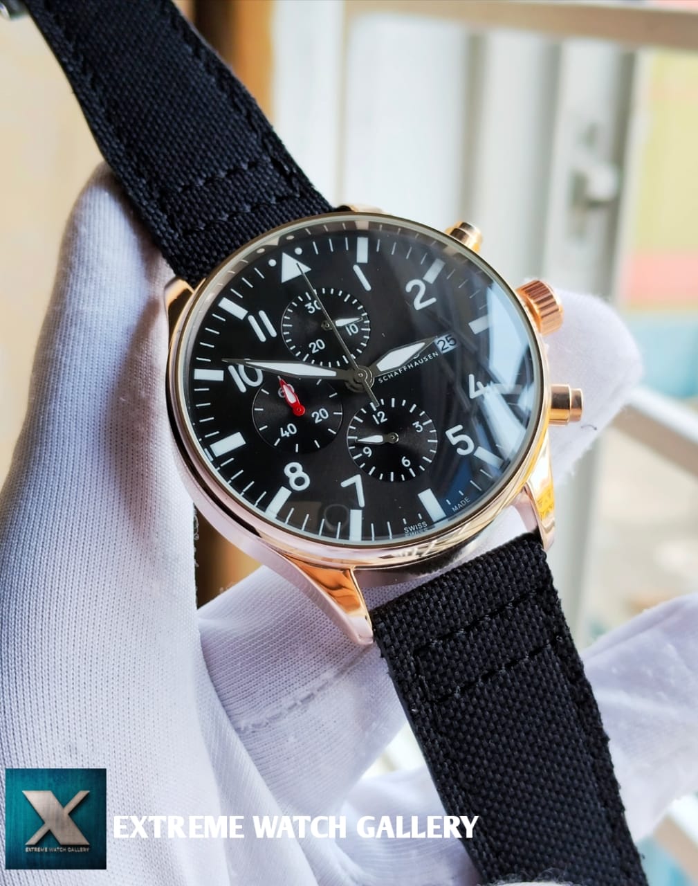 IWC (Rose gold black)