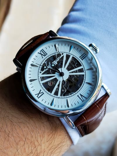 Patek Philip skeleton (silver white brown)_img_2