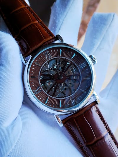Patek Philip skeleton (silver brown)_img_1