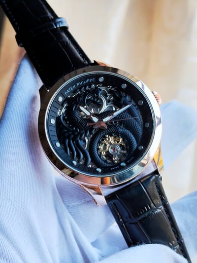 Patek Philip Dragon (Rose gold black)_img_1
