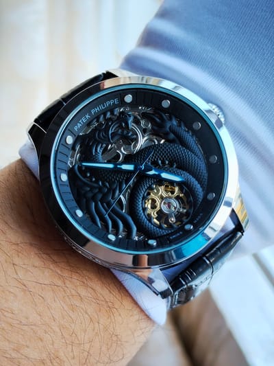 Patek Philip Dragon (silver black)_img_2