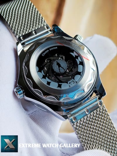 Omega 007 Automatic (silver Rose gold green)_img_5