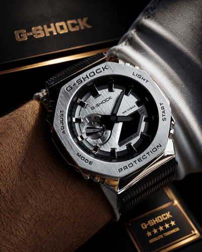 Casio G-Shock Gm2100 (silver dial silver body black strap)_img_0