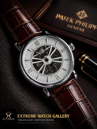 Patek Philip skeleton (silver white brown)_img_0