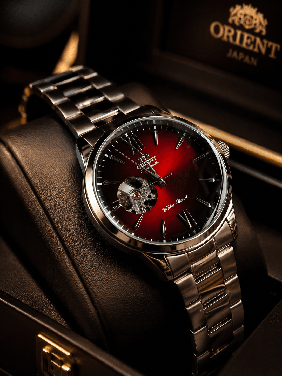 Orient (silver cherry red)