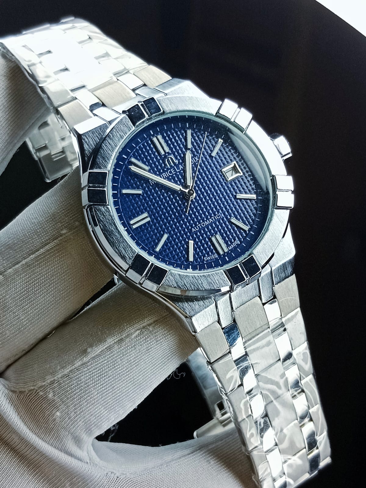 Maurice LaCroix Auto chain (silver blue)