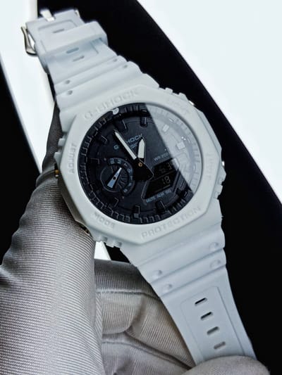 GA2100 Gshock AA white black_img_1