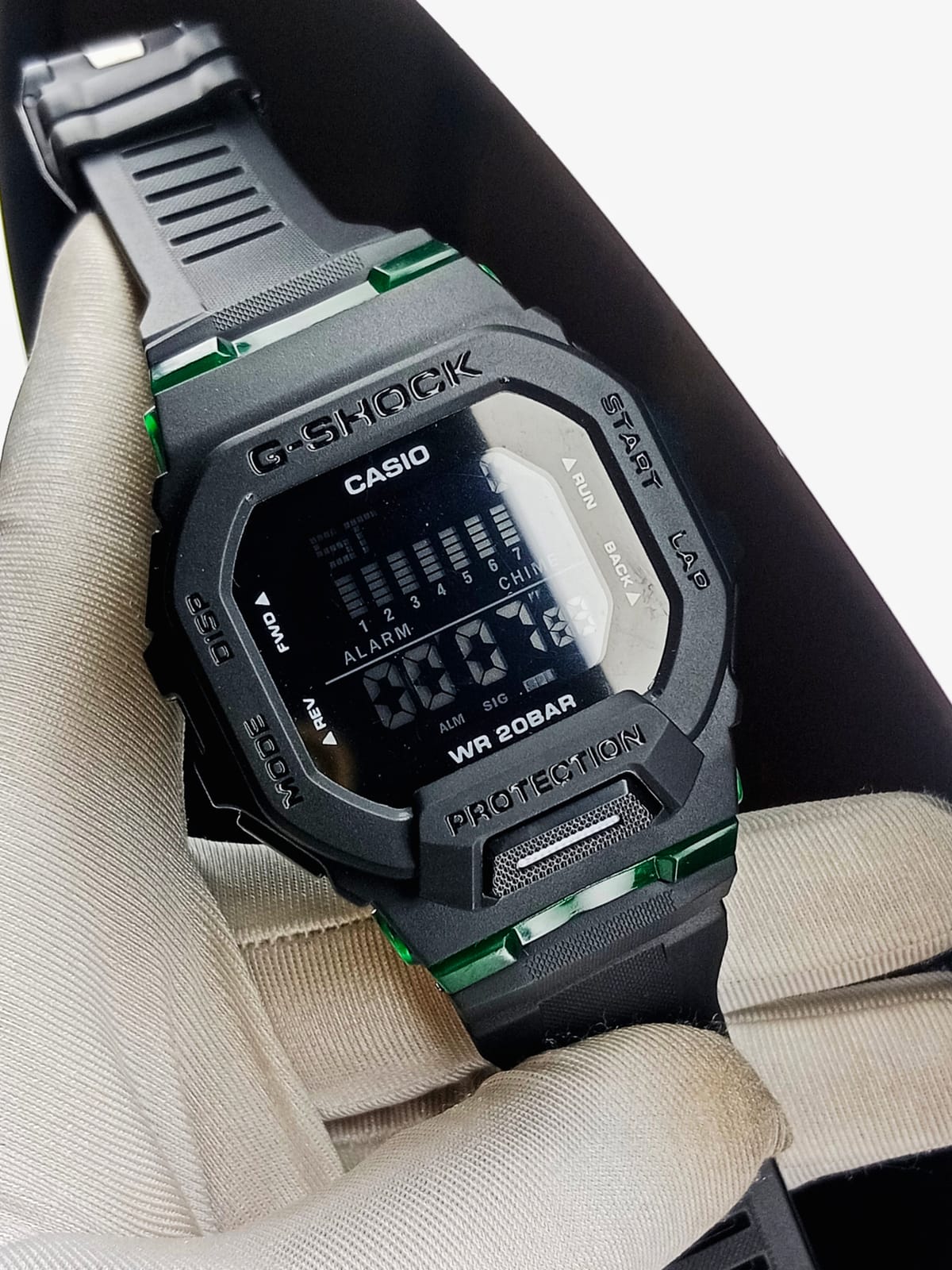 GBD200 Black Green Gshock AA