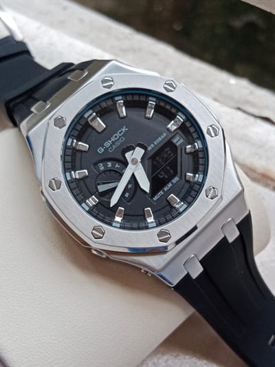 Gm2100 AP silver black Gshock AAA_img_0
