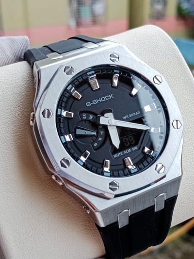 Gm2100 AP silver black Gshock AAA_img_1