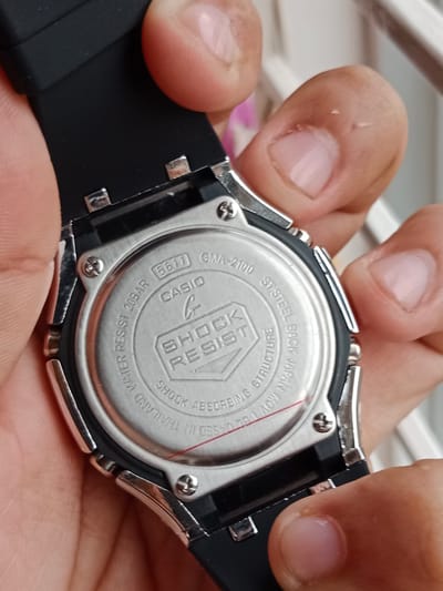 Gm2100 AP silver black Gshock AAA_img_2