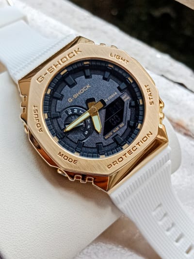 GM2100 Golden white Gshock AAA_img_0