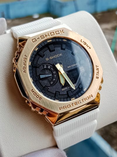 GM2100 Golden white Gshock AAA_img_1
