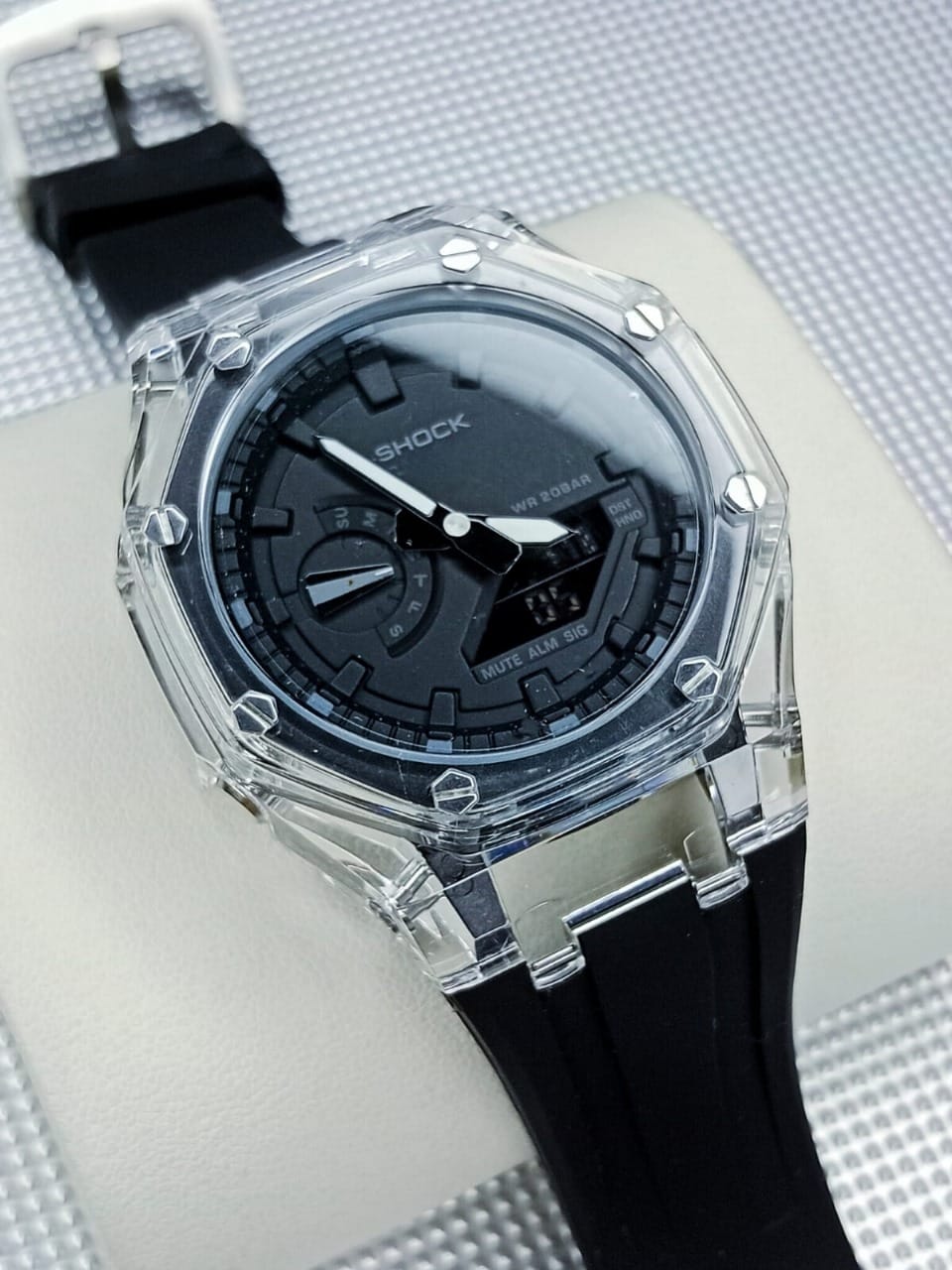 GA2100 Transparent Black Gshock AAA