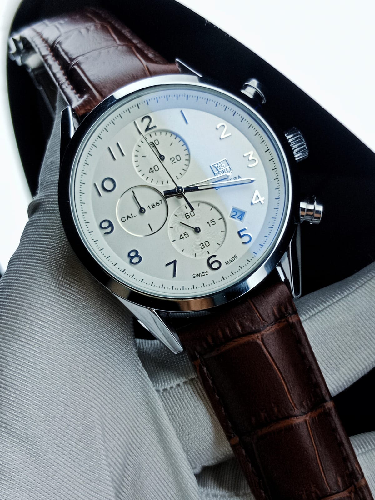Tag Heuer silver white