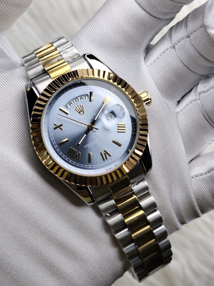 Rolex two tone Tiffany