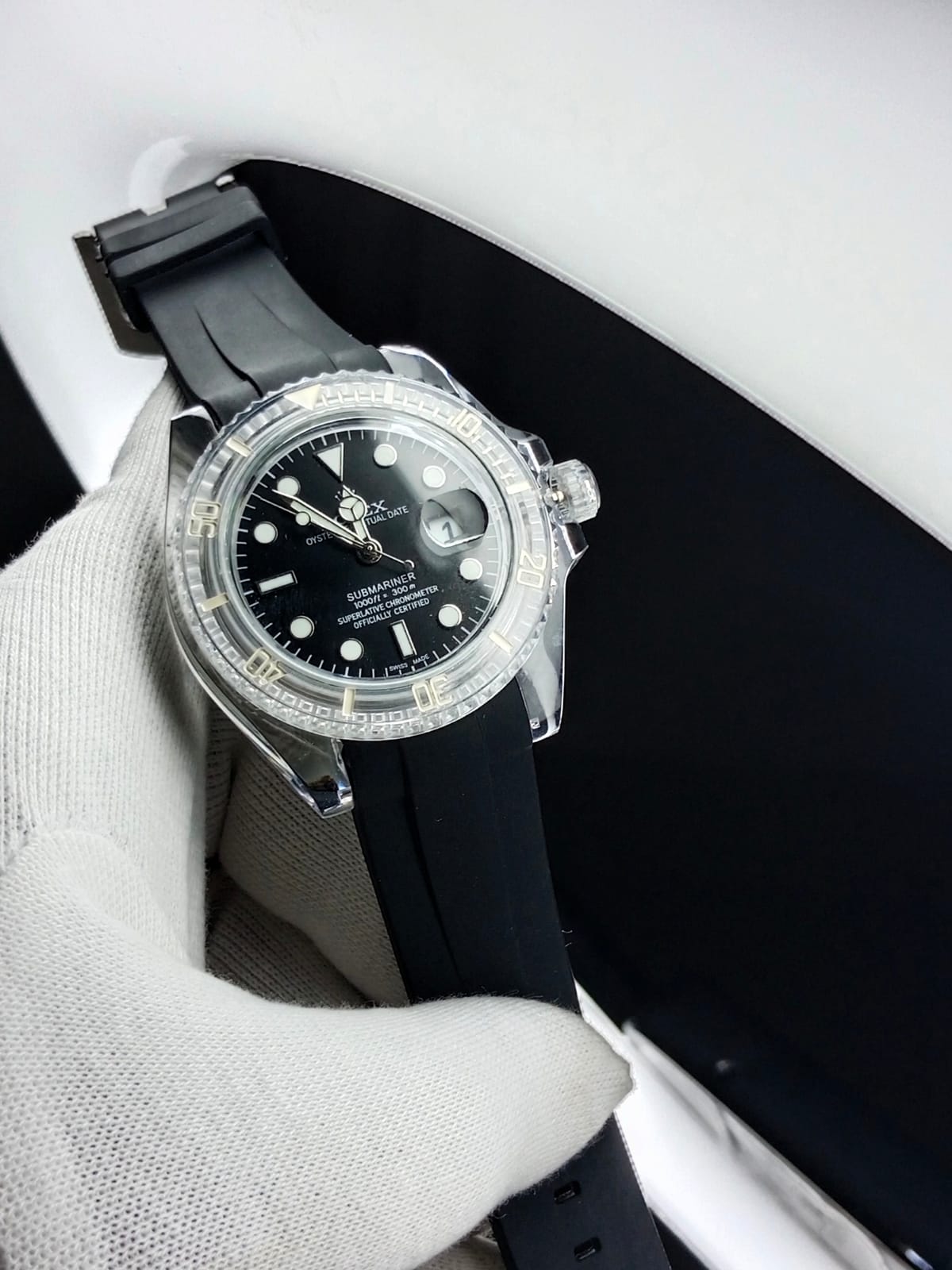 Rolex submariner transparent
