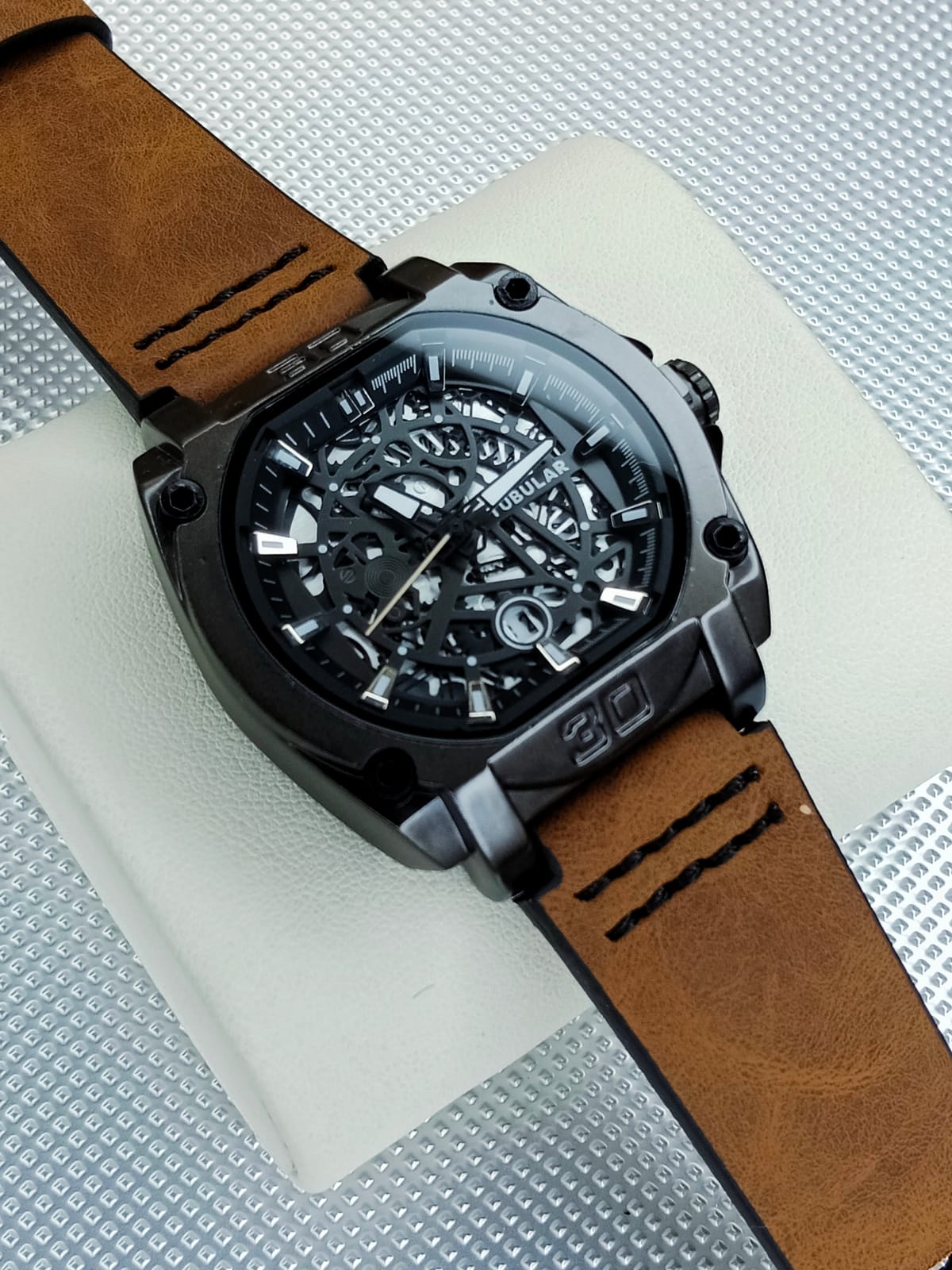 Tubular brown black