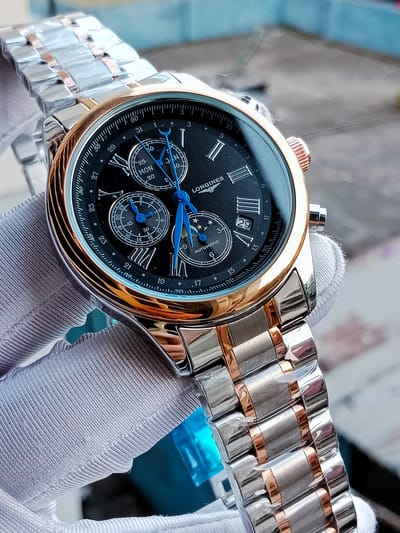LONGINES two tone black_img_0