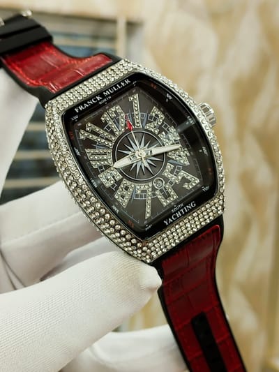 Franck Muller silver red stone non chrono_img_0