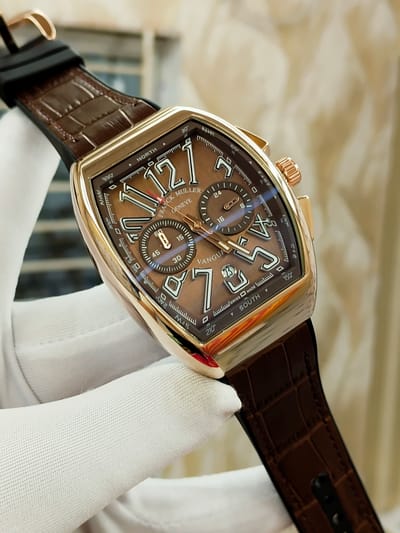 Franck Muller rose gold brown chronograph active_img_0