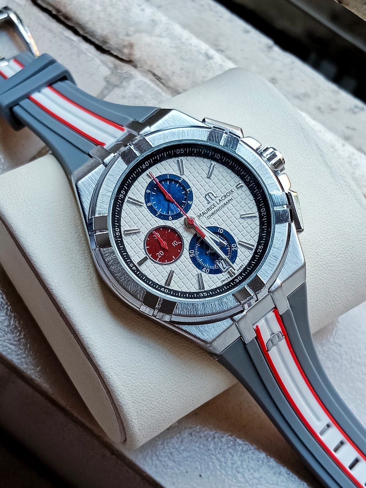 Maurice LaCroix All active chronograph movement silicone strap