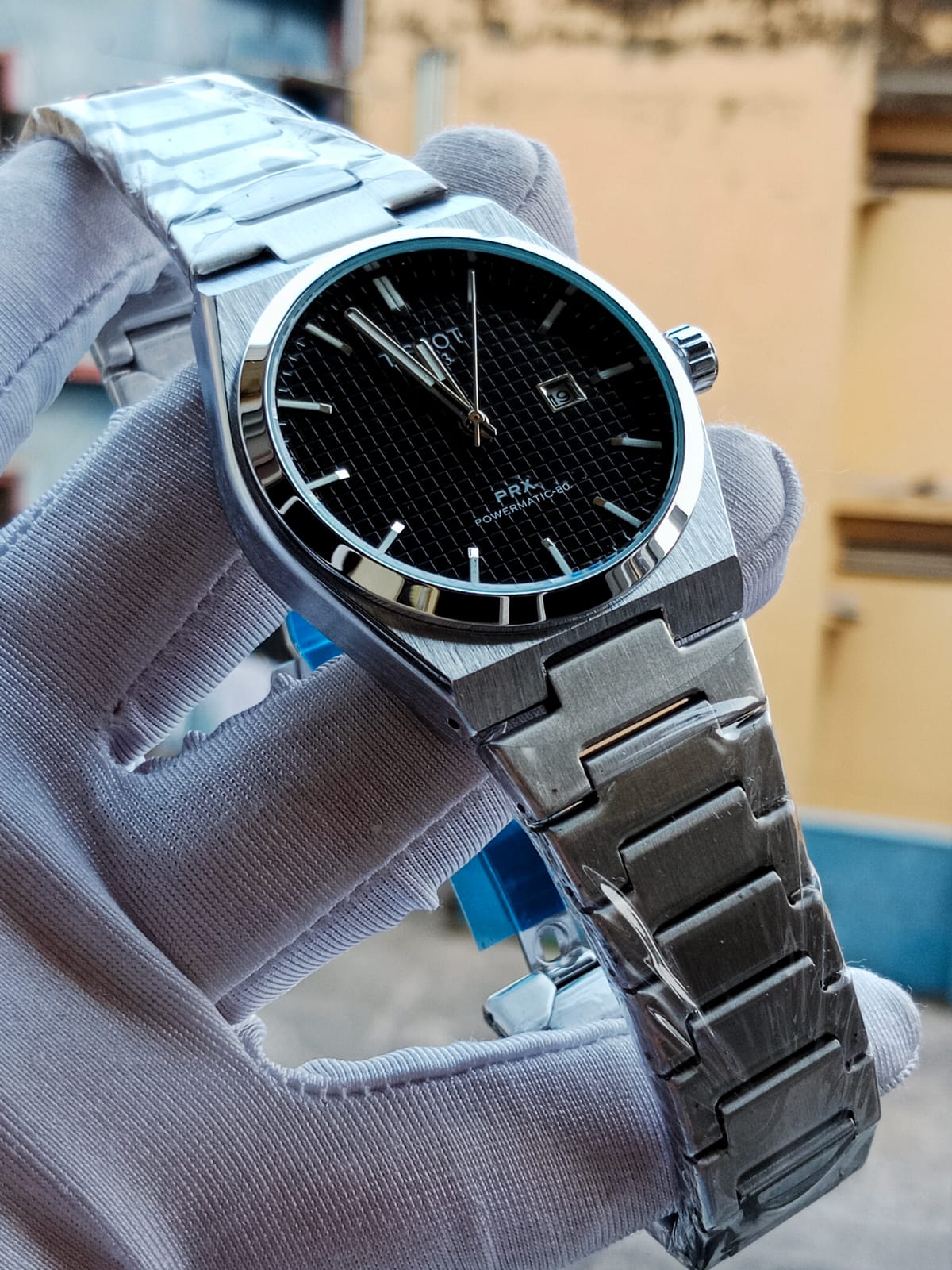 Tissot prx non Chrono silver black