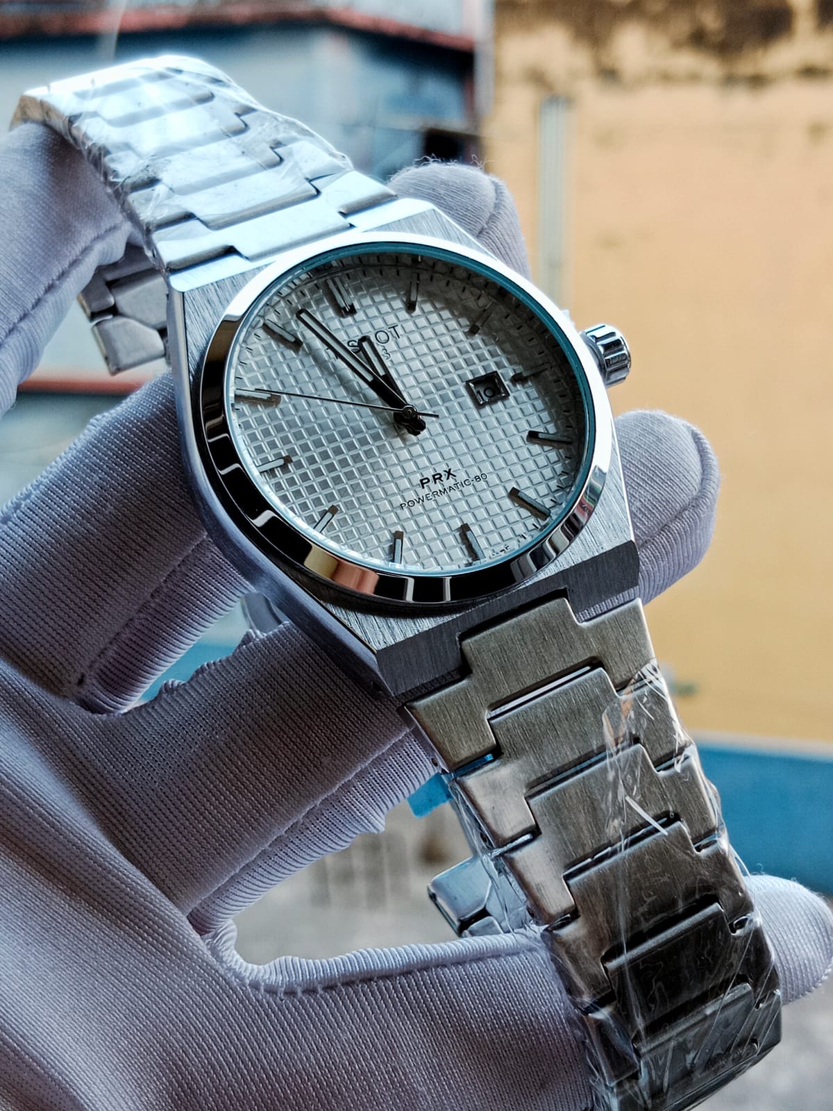 Tissot prx non Chrono silver white