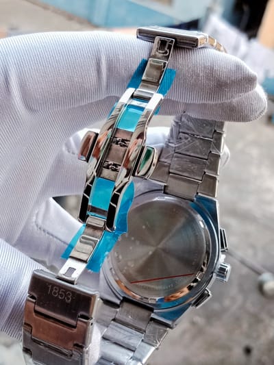 Tissot prx active chronograph silver green_img_1