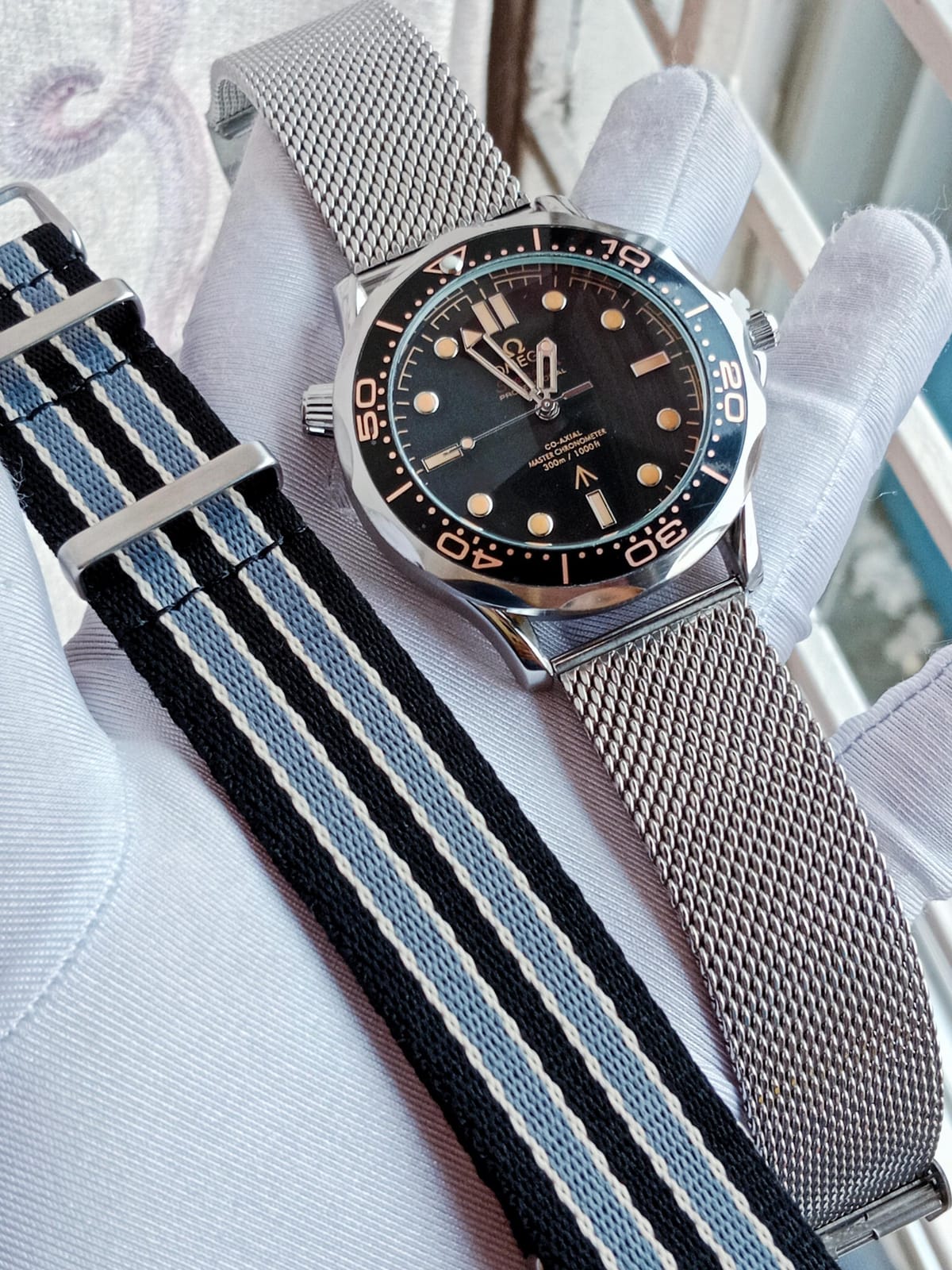 Omega 007 with NATO strap