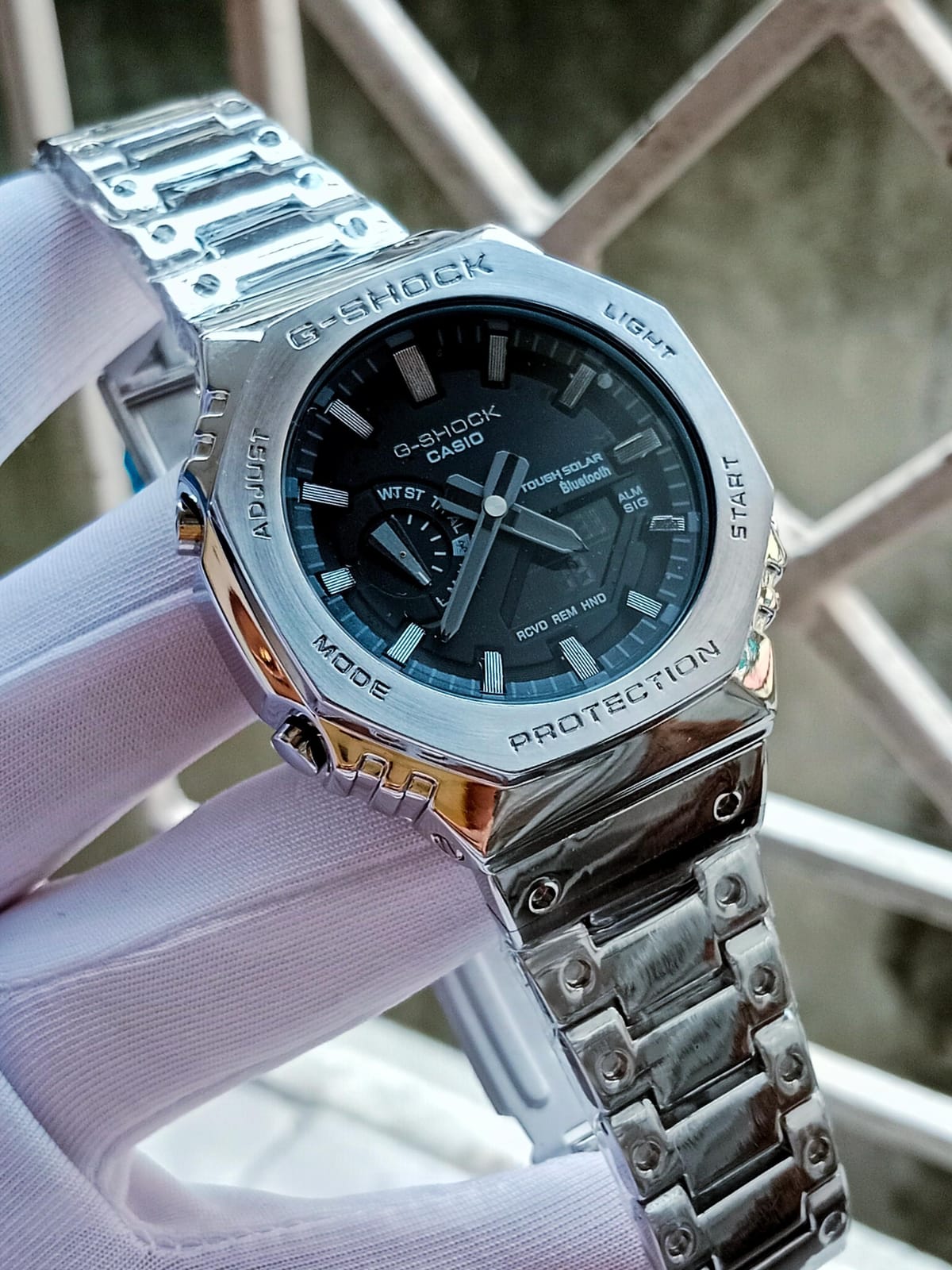 Gshock Gm-B2100 silver black