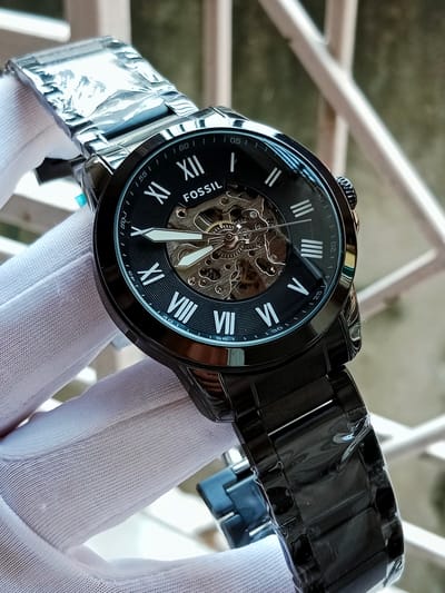 Fossil Automatic Roman numbers full black_img_0