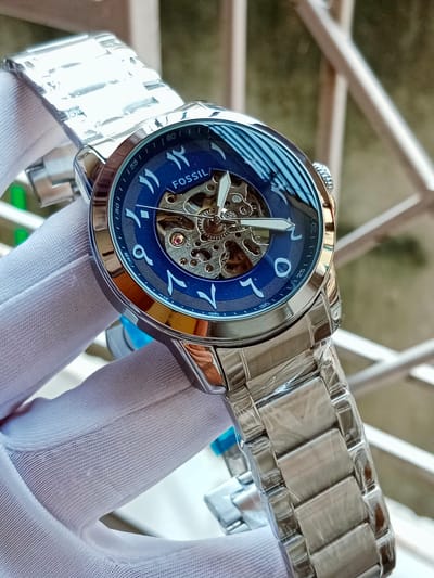 Fossil Arabic silver blue_img_0