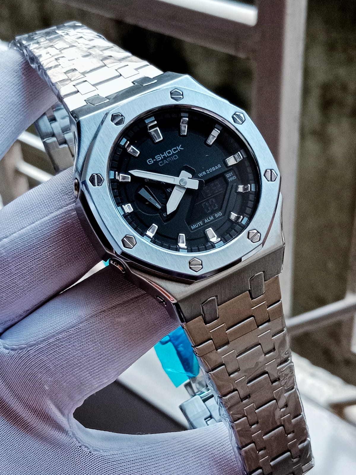 Gm 2100 AP Gshock (sliver black)