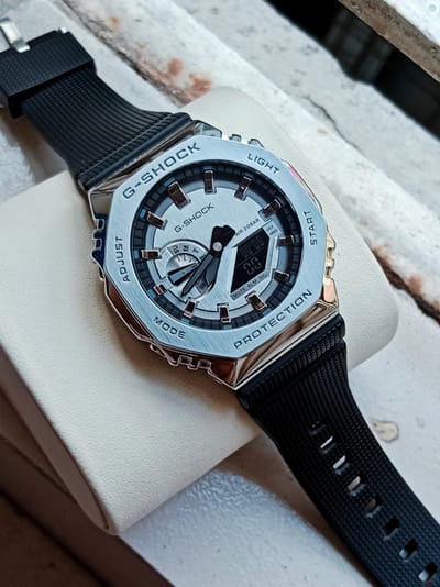 Gm2100 Casio G-Shock (silver dial, silver case, black strap)_img_0