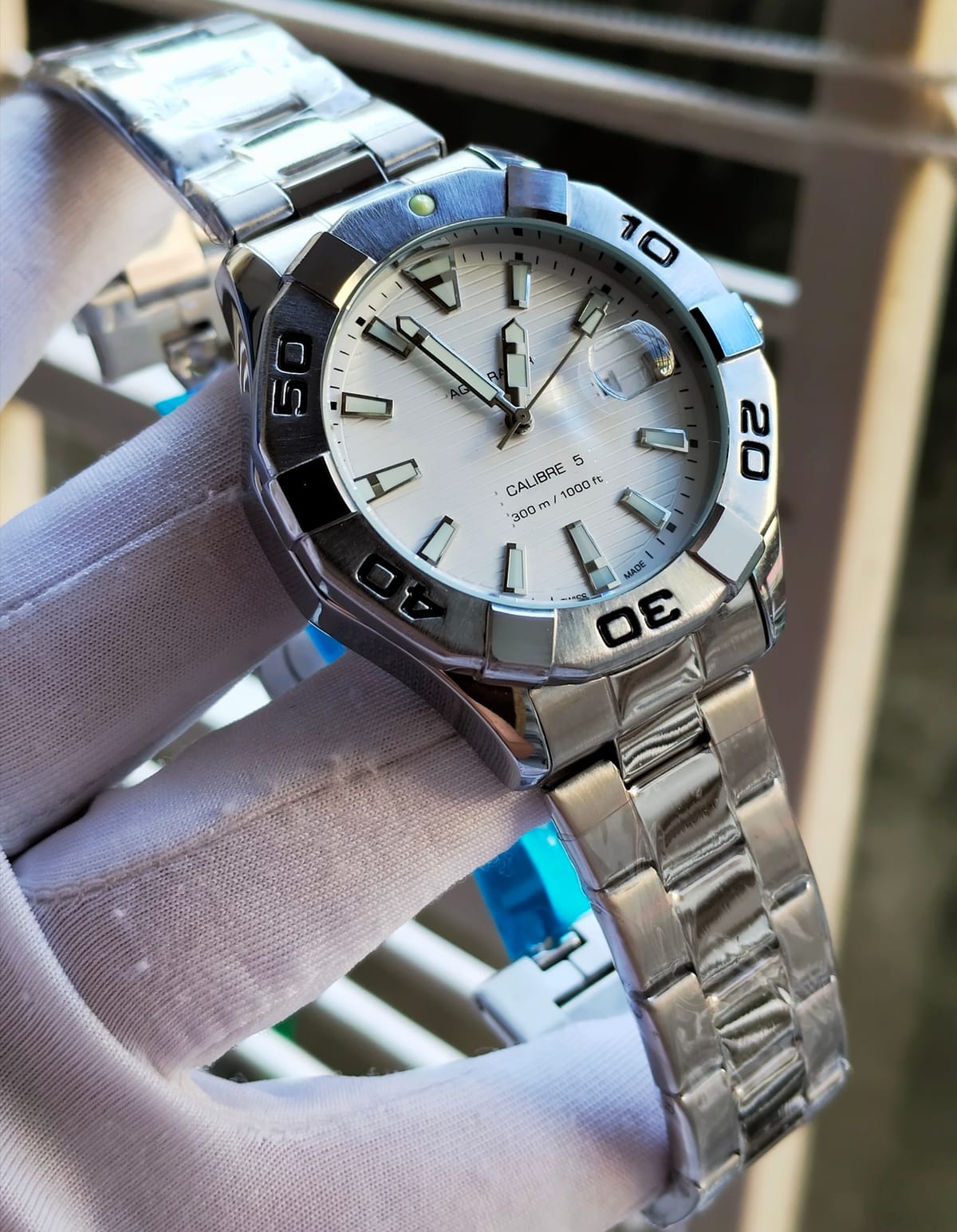 Tag Aquaracer (silver white)