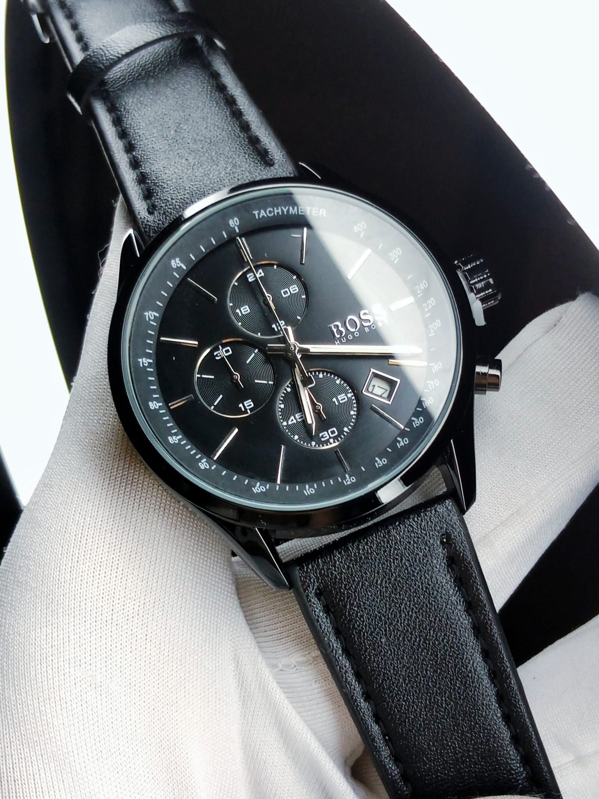 Boss (black dial black case black belt)